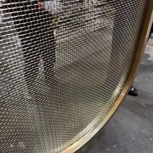High Tensile Strength 304 Stainless Steel Woven Wire Mesh for Decorative Screens Partitions