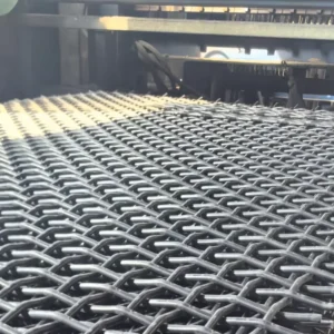 High Tensile Wear Resistant Steel Wire ASTM E11 Standard ISO9001 Certified Durable Quarry Screening Mining Screen Mesh