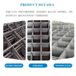 High-quality Hot Dipped Welded Barbecue Wire Mesh Fencing Net Panels Black Wire Mesh Cutting