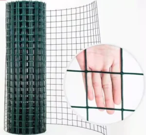 Hot Dip Galvanized PVC Welded Wire Mesh Iron Wire Mesh with Square Hole Shape for Wall or Cages