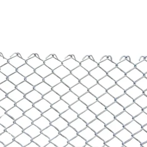 Hot Dip Galvanized Rectangle Steel Wire Mesh Woven Chain Link Fence 6 Feet Rustproof Used For Farm Orchard Breeding Protection