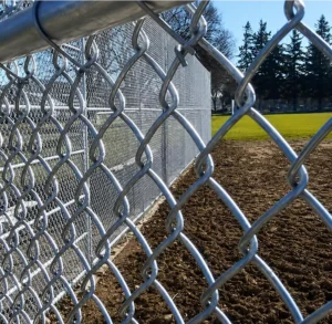 Hot Dipped Galvanized Chain Link Mesh Iron Diamond Mesh Wire Fence