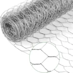 Hot Dipped Galvanized Hexagonal Wire Mesh 1″ Mesh 0.7mm Wire 3ft X 100ft Roll