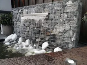 Hot Dipped Galvanized Iron Welded Mesh Gabion Fence Mesh Construction Marine Security Cage Square Holes for Retaining Wall