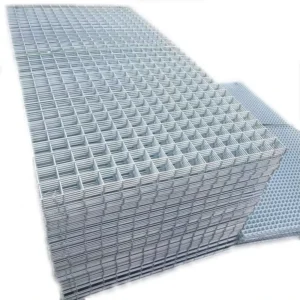 Hot Dipped Galvanized Welded Wire Mesh 1×1 Inch 12 Gauge Anti Rust Metal Wire Netting for Gabion Basket and Retaining Walls