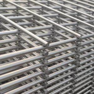 Hot Dipped Galvanized Welded Wire Mesh Panel 50x50mm Square Hole Construction Fencing with Custom Bending Cutting Service