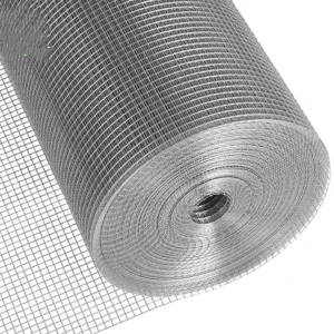 Hot Dipped Galvanized Welded Wire Mesh Roll Rustproof Metal Weld Mesh for Construction Garden Fencing and Animal Cages