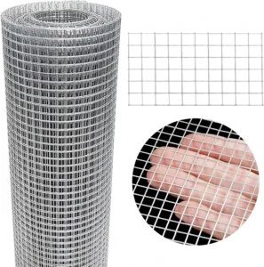 Hot Selling Galvanized Welded Wire Mesh Fencing Iron Wire Mesh with Square Hole Custom Cutting Service