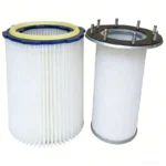 Industrial Dust Collection Polyester Air Purifier Filter Cartridge 95.95% Efficiency for Powder Coating and Dust Removal