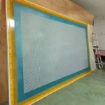 Industrial Plain Weave Polyester Mesh Screen Printing Frame