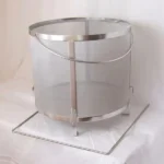 Industrial Stainless Steel Mesh Filter Basket 300 Micron for Liquid Particle Separation