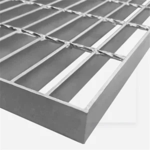 Industrial Walkway Stainless Steel Grating Hot Dip Galvanized Serrated Bar Mesh Flooring For Power Plant Platform