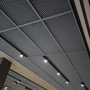Interior Ceiling Panels Perforated Expanded Metal Mesh Galvanized Steel Wire Mesh