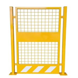 Iron Construction Site Safety Guardrail Net Edge Protection Fence Foundation Pit Warning Railing Powder Coated