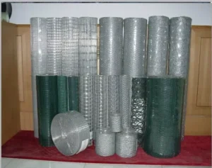 Iron Welded Wire Fence Mesh 1”x1” Mesh Opening Galvanized Welded Wire Mesh