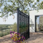 Laser Cut Metal Privacy Screen Fence Decorative Outdoor Divider Ornamental Garden Fencing Panel Laser Cut Metal Privacy Screen Fence Decorative Outdoor Divider Ornamental Garden Fencing Panel