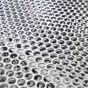 Low Carbon Steel Punching Hole Architectural Perforated Metal Mesh