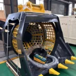 MONDE MSB12 Excavator Screening Bucket Rotary Drum Screener For 15 Ton High Efficiency Soil Sorting Attachment