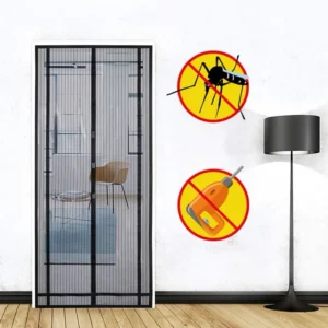 Magnetic Curtain for Insect Protection, Ideal Magnetic Fly Screen for Balcony Door