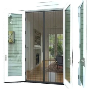 Magnetic Door & Window Screens Polyester Mosquito Net with Hands Free Bugs Off Mesh Curtain