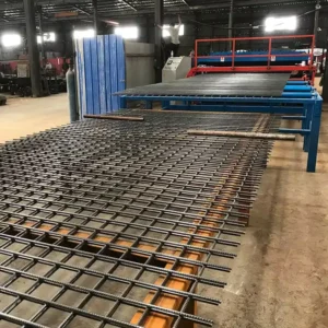 Mesh Making Machine Full Automatic Metal Fence Panel Production Line Iron Steel Wire Mesh Welding Machine