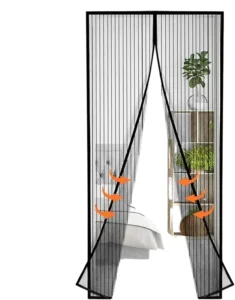 Mesh Screen Door Curtain Anti Mosquito Net Bug Door Window Curtain Eva Curtains