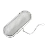 Mesh Tea Ball Rectangular 304 Stainless Steel Tea Spice Filter Strainer