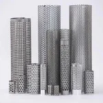 Metal 304 316 Customized Perforated Stainless Steel Wire Mesh Cylinder Filter Drum Basket Filters
