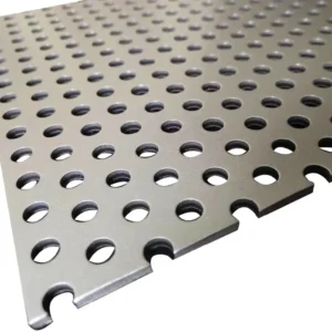 Metal Building Material Stainless Steel Decorative Perforated Sheet Round Hole Punched Perforated Metal Mesh