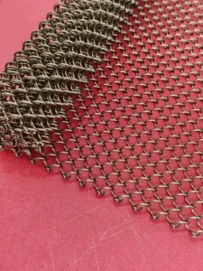 Metal Coil Drapery Decorative Mesh Curtain Spiral Wires for Decorative Walls and Window Curtains Ceilings