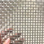 Metal Decorative Mesh Curtain Wall Suspended Ceiling Stainless Steel Woven Decorative Mesh Curtain Partition Spiral Metal Mesh