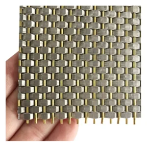 Metal Decorative Mesh Stainless Steel Woven Mesh for Ceiling, Wall Partition Decoration