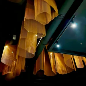Metal Mesh Curtain Decorative Woven Wire Mesh with Plain Weave Customizable Room Divider and Chain Curtain Metal Mesh Divider