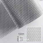 Metal Mesh Iron Expanded Diamond Decorative Filter Mesh with Woven Technique Customizable