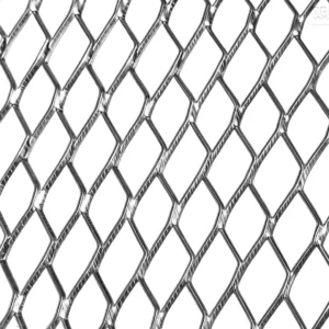 Metal Nets 9x18mm Hole Thickness 0.4-0.6mm Galvanized Expanded Metal Crack-Proof Mesh for Plastering