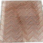 Metal Wire Mesh Steel Decorative Fabric Laminated Glass