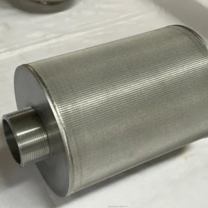 Micron Stainless Steel Sintered Metal Filters Tube Sintered Wire Mesh Tube Sintered Porous Metal Filter for Water Filters
