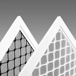 Modern Design Aluminium Expanded Mesh Screen for Door Window Custom Anti-thief Security Powder Coating Window Curtain