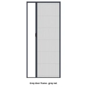 Modern Design Aluminum Alloy Glass Sliding Screen Door Interior Retractable Low Track Invisible Waterproof Mosquito Window