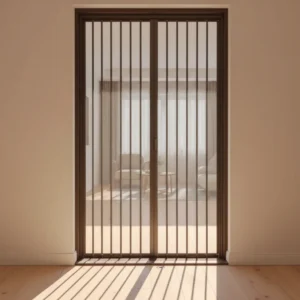 Modern Design Stainless Steel 20 Mesh Door Window Push Pull Invisible Screen Anti Theft Mosquito Insect Resistant Hotel Use 5
