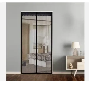 Modern Design Waterproof Magnetic Polyester Window Screen Door Mesh Curtain Anti Mosquito Bug Insect Fly Screen