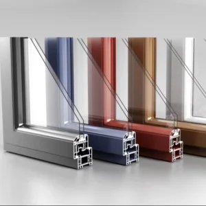 Modern Impact Windows Doors Hurricane Proof Aluminium Thermal Break Frame Aluminum Swing Glass Door Replacement Screen