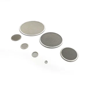 Multilayer Woven Metal Filter Mesh Aluminum Edge Round Screen Stainless Steel Filter Mesh Disc