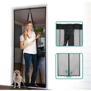 New Designed Anti Mosquito Easy Install Curtain Screen Door Curtain Home Office