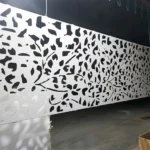 Newly Design Fence Panels Steel Designs Post Privacy Garden Metal Laser Cut Aluminum Wall Fence Panel Fencing Trellis