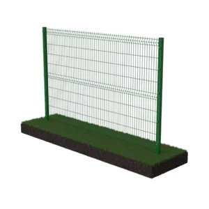 Outdoor 1.8mH PVC Coated 3D Welded Wire Mesh Yard Fence Panel Safety Fencing Heat Treated