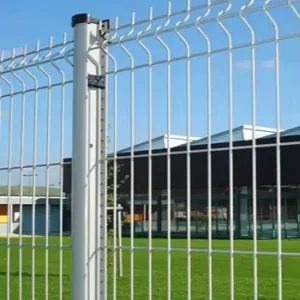 Outdoor 3D Wire Mesh Fence Panel With Curved Design for Residential and Commercial Security