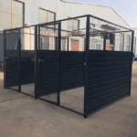 Outdoor Commercial Animal Cages Large Dog Boxes Dog Run Kennel Metal Steel Frame Powder Coated Wire Panel 6ft