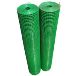 PVC Coated Galvanized Iron Wire Mesh Fencing Net Welded Square Hole Wire Mesh for Cages