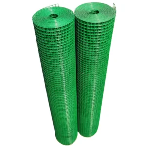 PVC Coated Galvanized Iron Wire Mesh Fencing Net Welded Square Hole Wire Mesh for Cages